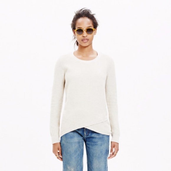 Madewell Sweaters - Madewell Oatmeal Feature Pullover Sweater